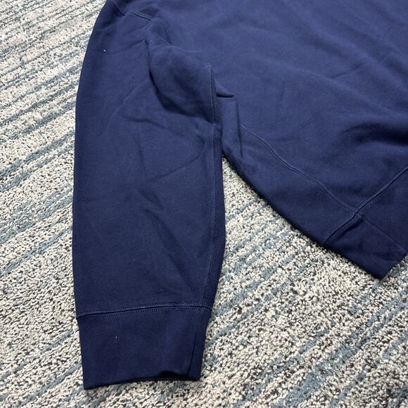 Polo Ralph Lauren Crew Neck/ Vintage Sweatshirt Sweater Fleece Navy Red Pony XXL - Picture 8 of 9